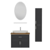 Minar Banyo Dolabı 85Cm As2K1Ç+1Ea1R+Tzg+Boy Beyaz