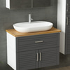 Minar Banyo Dolabı 85Cm As2K1Ç+2K2A+Tzg+Boy Beyaz