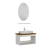 Minar Banyo Dolabı 85Cm As2K+1Ea1R+Tzg Beyaz