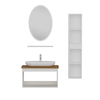 Minar Banyo Dolabı 85Cm As2K+1Ea1R+Tzg+Boy Beyaz
