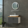 Minar Banyo Dolabı 85Cm As2K+1Ya1R+Tzg Beyaz