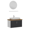 Minar Banyo Dolabı 85Cm As2K+1Ya1R+Tzg Beyaz