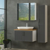 Minar Banyo Dolabı 85Cm As2K+2K2A+Tzg+Boy Beyaz