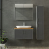 Minar Banyo Dolabı 85Cm As2K+2K2A+Tzg+Boy Beyaz