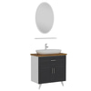 Minar Banyo Dolabı 85Cm Ay2K1Ç+1Ea1R+Tzg Beyaz
