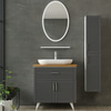 Minar Banyo Dolabı 85Cm Ay2K1Ç+1Ea1R+Tzg+Boy Beyaz