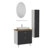 Minar Banyo Dolabı 85Cm Ay2K1Ç+1Ea1R+Tzg+Boy Beyaz
