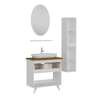 Minar Banyo Dolabı 85Cm Ay2K1Ç+1Ea1R+Tzg+Boy Beyaz