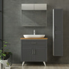 Minar Banyo Dolabı 85Cm Ay2K1Ç+2K2A+Tzg+Boy Beyaz