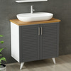 Minar Banyo Dolabı 85Cm Ay2K+1Ea1R+Tzg Beyaz