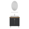 Minar Banyo Dolabı 85Cm Ay2K+1Ea1R+Tzg Beyaz