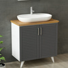 Minar Banyo Dolabı 85Cm Ay2K+1Ya1R+Tzg Beyaz