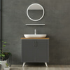 Minar Banyo Dolabı 85Cm Ay2K+1Ya1R+Tzg Beyaz