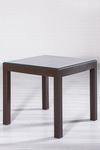 Mobetto Rattan 80x80 Camlı Kahve Masa - Bahçe&balkon&teras