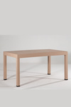 Mobetto Rattan 90x150 Camsız Cappucino Masa - Bahçe&balkon&teras