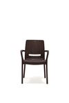 Mobetto Rattan Small Lüx Camlı Kahve Masa Takımı Bahçe&balkon 1 Camlı Masa 4 Sandalye