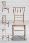 Mobetto Soho Home Mutfak Sandalyesi 4 Adet -cappucino