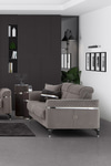 Mobetto Veyron Üçlü Salon&oturma Odası Kanepe - Antrasit