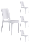 Modalife 4 Adet Bahçe Rattan Sandalye, Bahçe&Balkon&Havuz Kenarı Rattan Örme Dış Mekan Koltuğu