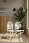 Modalife 4 Adet Sahra Mutfak Sandalyesi, Yemek, Bahçe, Kafe, Modern Sandalye