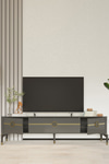Modalife Bella 200x45 Kapaklı Tv Ünitesi - Antrasit