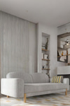 Modalife Bohem Plus Kanepe, Üçlü Koltuk, Salon Oturma Odası Üçlü Kanepe, Yataklı, İskandinav