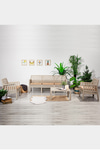 Modalife Lara Home 3+1+1 S Bahçe Takımı - Cappucino