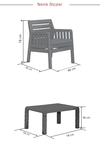 Modalife Lara Home 3+1+1 S Bahçe Takımı
