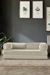 Modalife Legoom 90x200 Açılır Kanepe Yatak Olabilen Rahatlama , Aktivite Koltuğu, Krem 90x200