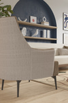 Modalife Linen Berjer Salon&oturma Odası Kanepe - Kahve