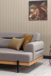 Modalife Linen Üçlü Salon&oturma Odası Kanepe - Antrasit