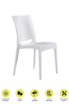 Modalife Rattan Home 6 Kişilik Bahçe Masa Takımı-beyaz