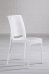 Modalife Rattan Home Bahçe Balkon Masa Takımı-beyaz