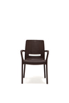 Modalife Rattan Lüx Home Bahçe Masa Takımı-kahverengi