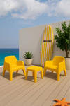 Modalife Şile Pratik Bahçe, Balkon Oturma Grubu ( 1+1+S ) Bahçe Mobilyası, Bahçe Takımı, Plaj, Kafe, Balkon