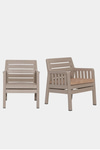 Modalife Silva 3-1-1-s Minderli Bahçe Takımı Balkon, Bahçe, Teras Mobilyası, 5li Bahçe Oturma Grubu Cappucino