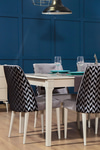 Modalife Vivaldi Salon Yemek Mutfak Sandalyesi - Gri