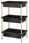 Moduler Ahsap 3 Katli Cok Amacli Sepet 44*29*75Cm- Ns-01