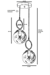 Morino 2 Li Tepsili Bal Camlı Eskitme Sarkıt