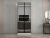 Nisa 2 Kapaklı Dolap Kumtaşı Reflekte Cam