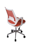 Ofisbazaar Buya Beyaz Fileli Çalışma Koltuğu | Ergonomik Şef Ve Toplantı Koltuğu Turuncu