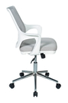 Ofisbazaar Buya Beyaz Fileli Çalışma Koltuğu | Ergonomik Şef Ve Toplantı Koltuğu Gri