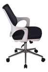 Ofisbazaar Buya Beyaz Fileli Çalışma Koltuğu | Ergonomik Şef Ve Toplantı Koltuğu Siyah Fileli