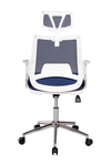 Ofisbazaar Buya Beyaz Fileli Ofis Koltuğu | Ergonomik Ve Modern Tasarım Lacivert