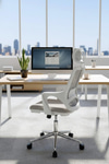Ofisbazaar Buya Beyaz Fileli Ofis Koltuğu | Ergonomik Ve Modern Tasarım Gri