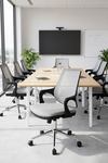 Ofisbazaar Buya Fileli Çalışma Koltuğu | Ergonomik Şef Ve Toplantı Koltuğu Gri