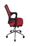 Ofisbazaar Buya Fileli Çalışma Koltuğu | Ergonomik Şef Ve Toplantı Koltuğu Kırmızı