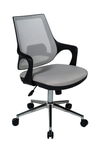 Ofisbazaar Buya Fileli Çalışma Koltuğu | Ergonomik Şef Ve Toplantı Koltuğu Gri