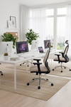 Ofisbazaar Dali Fileli Yönetici Koltuğu | Ergonomik Başlıklı Ofis Koltuğu Gri