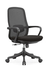 Ofisbazaar Lavander Fileli Çalışma Koltuğu | Ergonomik Şef Ve Toplantı Koltuğu Siyah